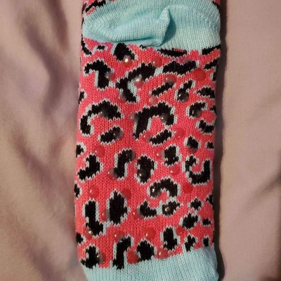 Womens Warm Fluffy Winter Slipper Socks With Grips Size One Size Fits All - Picture 2 of 4